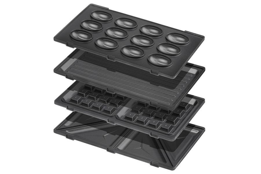 Мультимейкер Ardesto SM-H400S/ 4 сменные плиты/700Вт/черный+металл SM-H400S фото