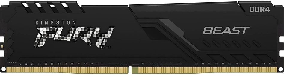 Пам'ять ПК Kingston DDR4 64GB KIT (32GBx2) 3600 Fury Beast Black (KF436C18BBK2/64) KF436C18BBK2/64 фото