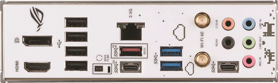 Материнcька плата ASUS ROG STRIX B760-A GAMING WIFI s1700 B760 4xDDR5 M.2 HDMI DP Wi-Fi BT ATX білий (90MB1EP0-M0EAY0) 90MB1EP0-M0EAY0 фото