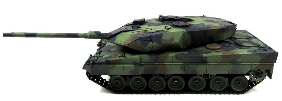 Танк р/у 2.4GHz 1:16 Heng Long Leopard II A6 с пневмопушкой и дымом (HL3889-1) HL3889-1 фото