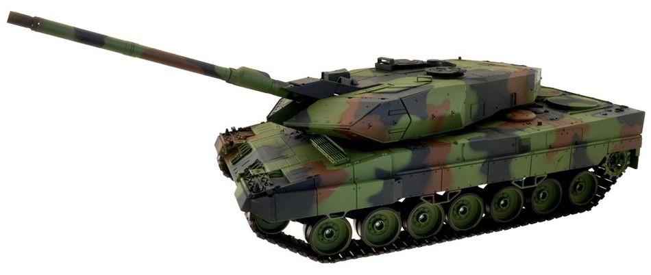 Танк р/к 2.4GHz 1:16 Heng Long Leopard II A6 з пневмогарматою і димом (HL3889-1) HL3889-1 фото