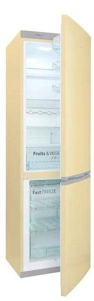 Холодильник Snaige з нижн. мороз., 194.5x60х65, холод.відд.-233л, мороз.відд.-88л, 2дв., A++, ST, бежевий - Уцінка RF58SM-S5DV2E фото