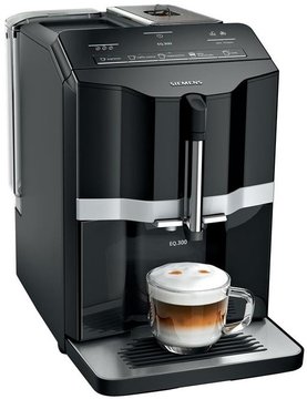 Кофемашина Siemens, 1.4л, зерно+молотая, автомат.капуч, авторецептов -5, черный (TI351209RW) TI351209RW фото