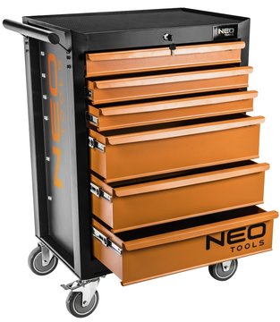 Шафа-візок для інструменту Neo Tools, 6 ящиків, 68x46x103 см, до 280 кг, сталевий корпус (84-221) 84-221 фото