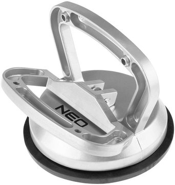 Присоска вакуумная NEO, для стекла, одинарная, алюминиевый корпус, диаметр 120 мм, 50 кг 56-801 фото