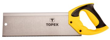 Ножовка для стусла TOPEX, холст 350 мм, 13TPI, 455 мм (10A706) 10A706 фото