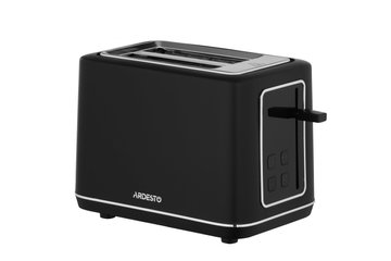 Тостер Ardesto Elegance T-K301E 800 Вт, LED дисплей, пластик, чорний T-K301E фото