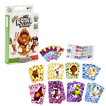 Детская карточная игра "The ROYAL BLUFF съедобное-несъедобное" на рус. языке (RBL-02-01) RBL-02-01 фото