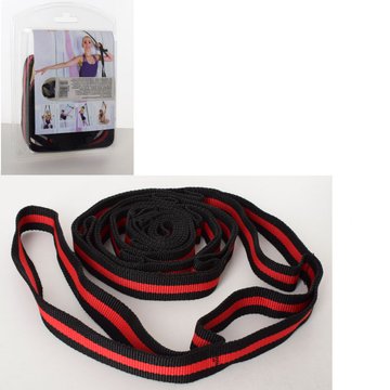 Стрічка-еспандер для йоги MS 2810, 202 см стрічка (MS 2810(Red)) MS 2810(Red) фото