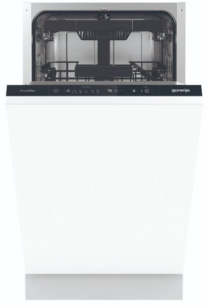 Посудомийна машина Gorenje вбудовувана, 11компл., A+++, 45см, інвертор, 3й кошик, білий GV561D10 фото