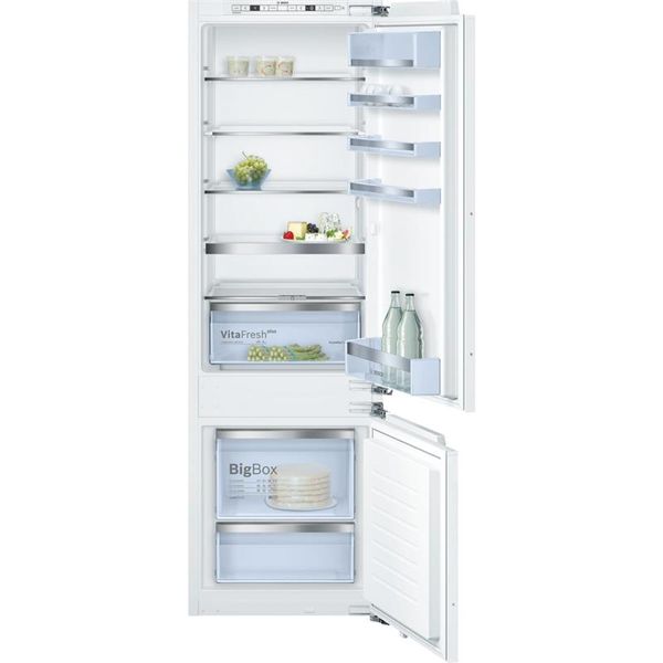 Холодильник Bosch вбуд. з нижн. мороз., 177x55x55, xолод.відд.-257л, мороз.відд.-61л, 2дв., А++, ST, білий (KIS87AF30) KIS87AF30 фото