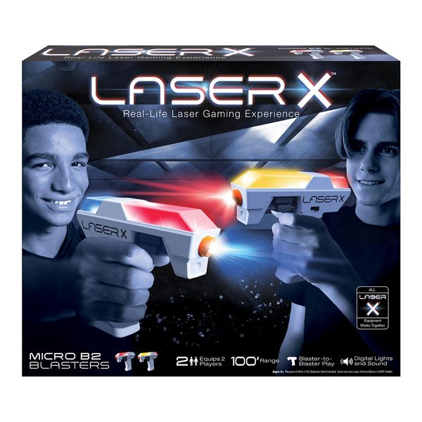 Ігровий набір для лазерних боїв - LASER X MICRO ДЛЯ ДВОХ ГРАВЦІВ - Уцінка 100142 фото
