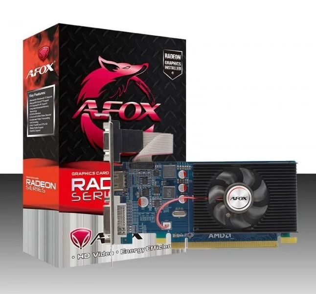 Відеокарта AFOX Radeon HD 6450 1GB GDDR3 LP fan (AF6450-1024D3L5) AF6450-1024D3L5 фото