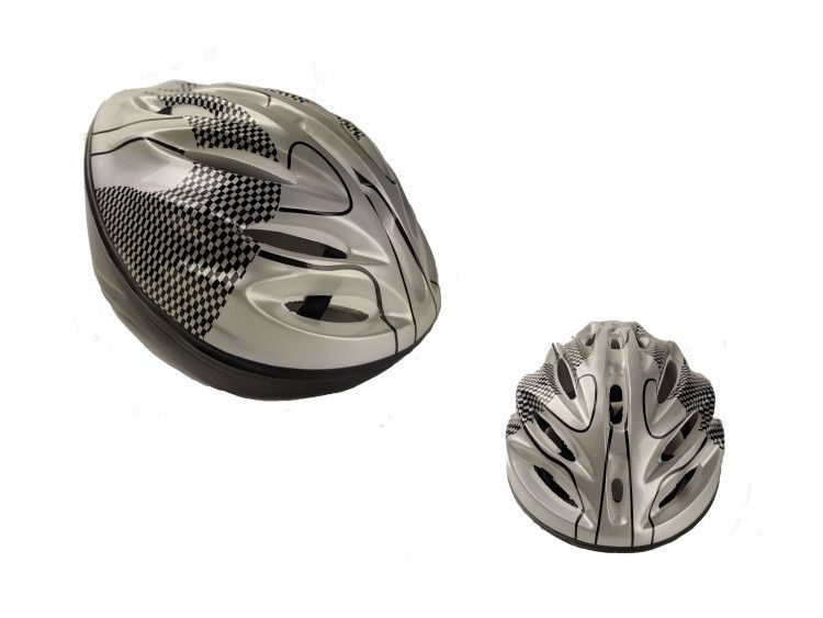 Шлем для катания на велосипеде, самокате, роликах MS 0033 большой Серый MS 0033 (Gray) фото