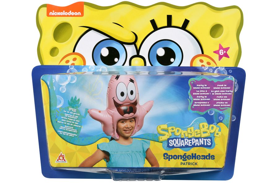Игрушка-головной убор SpongeHeads Patrick Sponge Bob (EU690602) EU690602 фото