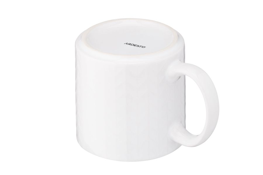 Чашка Ardesto Francesca, 360 мл, біла, кераміка (AR3482WH) AR3482WH фото