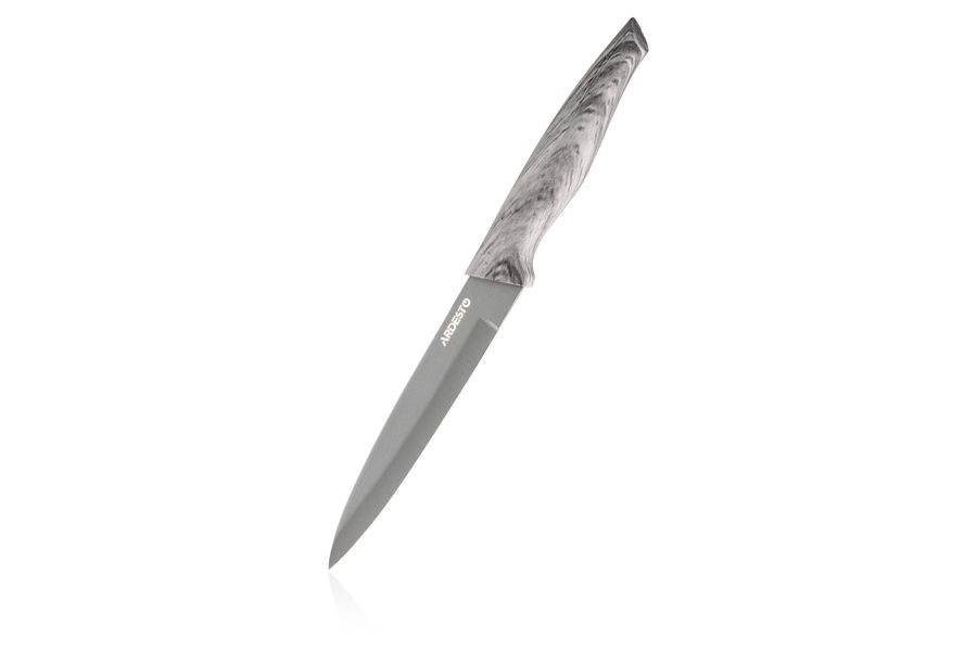 Набір ножів Ardesto Black Mars, 5 предметів, нержавіюча сталь, пластик - Уцінка AR2105BG фото