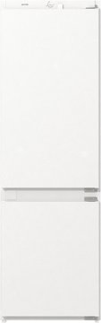Встр. холодильник с морозом. камерой Gorenje, 177х55х54см, 2 двери, 180(6\8)л, А+, FrostLess, Зона св-ти, LED дисплей, Белый (RKI418FE0) RKI418FE0 фото