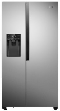 Холодильник Gorenje SBS, 179x68x91см, 2 дв., Х-368л, М-167л, A++, NF Plus, Инвертор, Диспенсер, Дисплей, черный NRS9EVB NRS9EVX1 фото