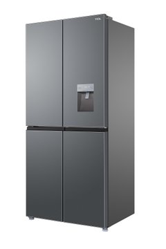 Холодильник TCL SBS, 185х84х68, холод.відд.-297л, мороз.відд.-169л, 4 дв., A+, NF, диспенсор., нерж RP466CXF0 RP466CXF0 фото