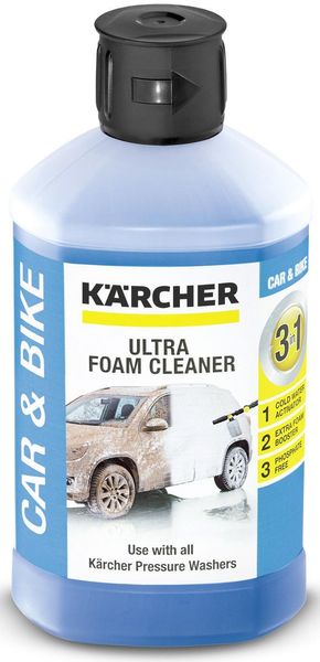 Засіб Karcher RM 615 Ultra Foam автомобільний для пінного очищення при безконтактній мийці, 3-в-1, 1л (6.295-743.0) 6.295-743.0 фото