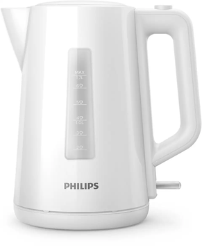 Электрочайник Philips Series 3000, 1.5л, пластик, белый HD9318/00 фото