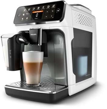Кофемашина Philips Series 4300, 1.8л, зерно+молотая, автомат.капуч, аторец-8, белый EP4343/70 - Уцінка EP4343/70 фото