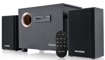 Акустична система MICROLAB M-105R 2.1, 10W, mini-jack, пк, чорний M-105R фото