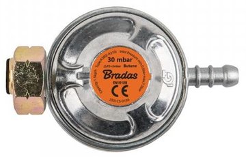 Редуктор газовий BRADAS Shell (український стандарт), 30мбар, 1.5кг/г RGA310-484 фото