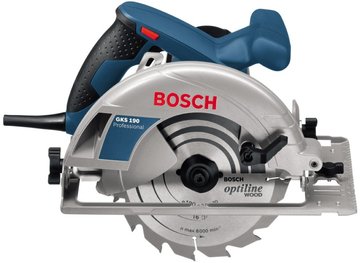 Пила дискова Bosch GKS 190, 1400Вт, 190мм 0.601.623.000 фото
