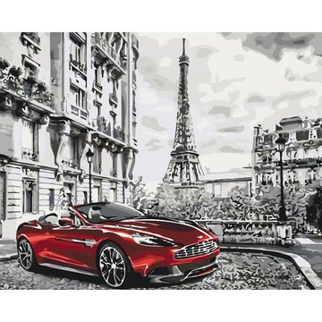 Картина по номерам. Городской пейзаж "Утро в Париже" , 40*50 см (KHO3514) KHO3514 фото