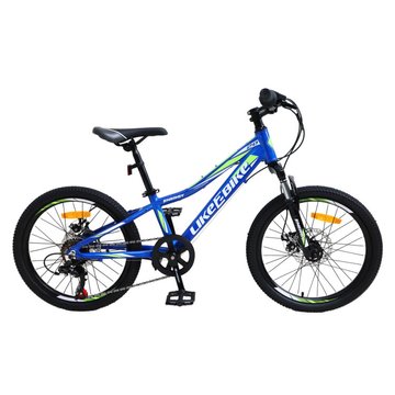Велосипед подростковый 2-х колёсный 20" (RL7T) LIKE2BIKE Energy, цвет синий, рама алюм A212003 фото