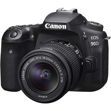 Цифр. фотокамера дзеркальна Canon EOS 90D + 18-55 IS STM (3616C030) 3616C030 фото