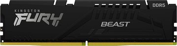 Пам'ять ПК Kingston DDR5 8GB 6000 FURY Beast Black (KF560C40BB-8) KF560C40BB-8 фото