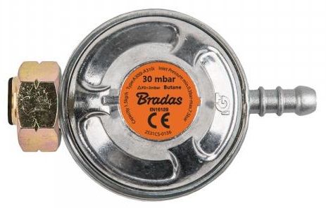 Редуктор газовый BRADAS Shell (украинский стандарт), 30мбар, 1.5кг/г (RGA310-484) RGA310-484 фото
