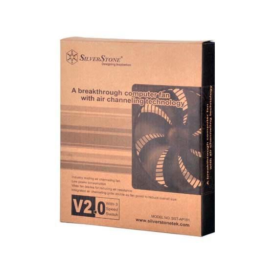 Корпусний вентилятор SilverStone Air Penetrator , 180mm, 600-1200rpm, 3 pin, 15.9-30dBa (SST-AP181) SST-AP181 фото