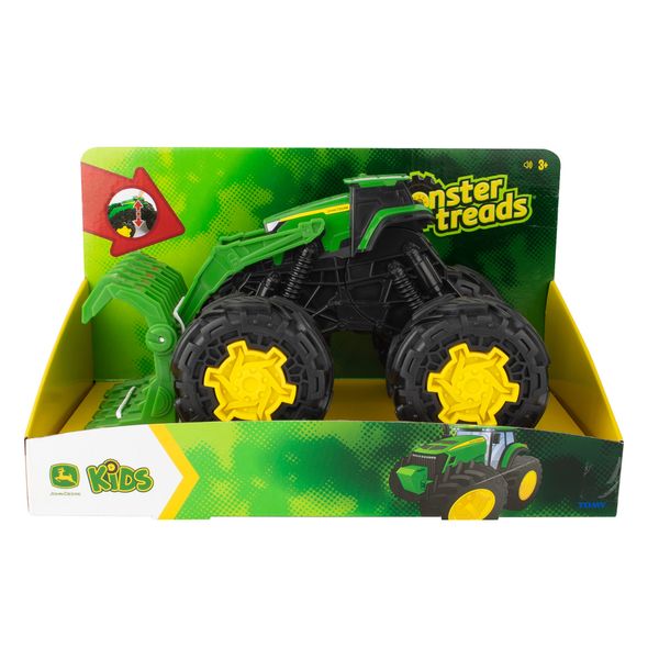 Іграшковий трактор John Deere Kids Monster Treads з ковшем і великими колесами 47327 фото
