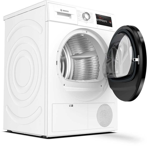 Сушильная машина Bosch тепловой насос, 9кг, A++, 60см, дисплей, белый WQG242A0ME WTH85205UA фото