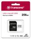 Карта пам'яті Transcend microSD 256GB C10 UHS-I R100/W40MB/s + SD (TS256GUSD300S-A)