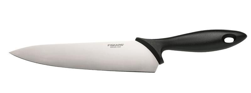 Кухонний ніж кухарський Fiskars Essential, 21,4 см, нержавіюча сталь, пластик (1065565) 1065565 фото