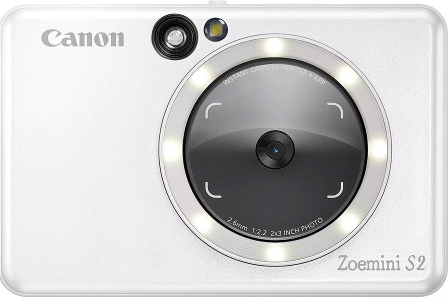 Портативна камера-принтер Canon ZOEMINI S2 ZV223 White (4519C007) 4519C фото