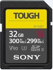 Карта памяти Sony 32GB SDHC C10 UHS-II U3 ​​V90 R300 / W299MB / s Tough (SF32TG) SF32TG фото
