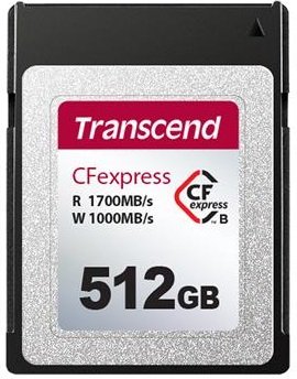 Карта пам'яті Transcend CFexpress 512GB Type B R1700/W1100MB/s (TS512GCFE820) TS512GCFE820 фото