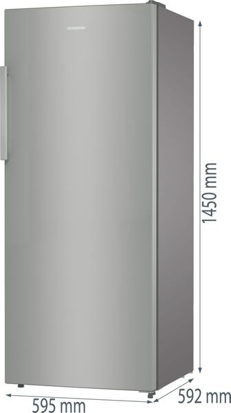 Холодильна камера Gorenje, 145x60х60, 271л, А+, електронне упр, зона св-ті, сірий - Уцінка R615FES5 фото