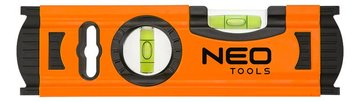 Уровень Neo Tools алюминиевый, 20см, 2 капсулы 71-030 фото