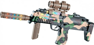 Автомат свето-звуковой HK MP7 в наборе с очками 810A фото