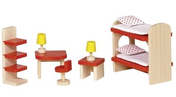 Набор для кукол Мебель детской комнаты Goki 51719G - Уцінка 51719G фото