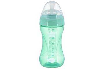 Детская Антиколиковая бутылочка Nuvita NV6032 Mimic Cool 250мл зеленая - Уцінка NV6032GREEN фото