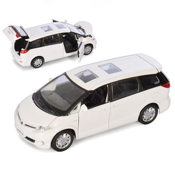 Детская инерционная машинка Toyota Previa Limo Toy AS-2702 со звуком и светом Белый (AS-2702(White)) AS-2702(White) фото