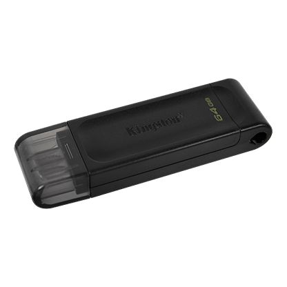 Накопичувач Kingston 64GB USB 3.2 Type-C Gen 1 DT70 (DT70/64GB) DT70/64GB фото